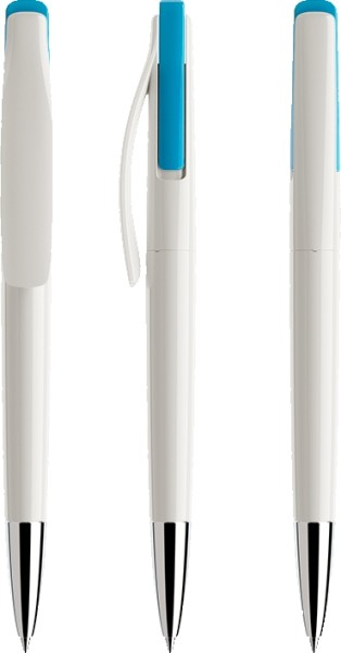 prodir Kugelschreiber DS2 PPC-P Weiß P58 Cyan Blue