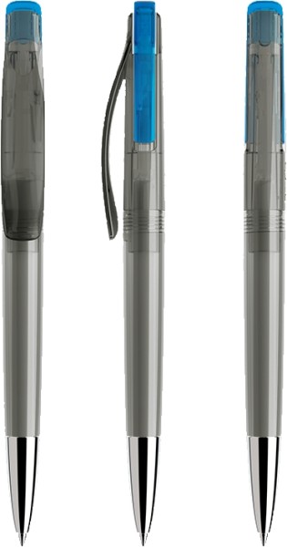 prodir Kugelschreiber DS2 PTC-T Fumé T53 Azure Blue
