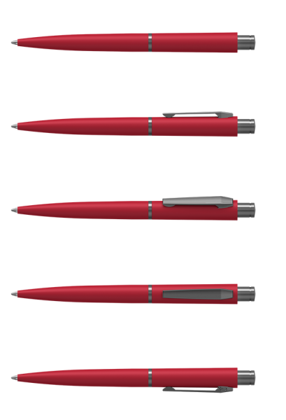 Klio-Eterna Kugelschreiber Snooker softtouch Ms 60294 Rot HST