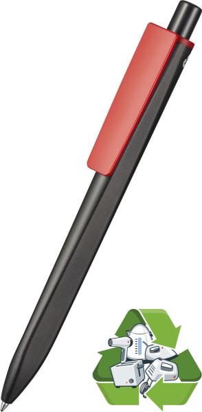 Ritter Pen Kugelschreiber RIDGE RECYCLED 99800 schwarz-rot