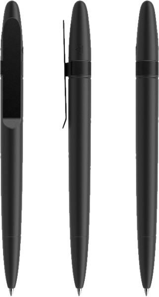 prodir Kugelschreiber DS5 Metal Clip TSM Matt Black S80 Black