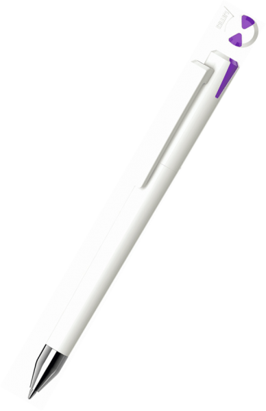 UMA Kugelschreiber CRYSTAL SI 1-0147 Weiß-Violett
