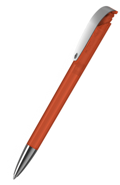 KLIO-ETERNA Kugelschreiber Jona transparent MMn 41131 Orange-Rot HTR