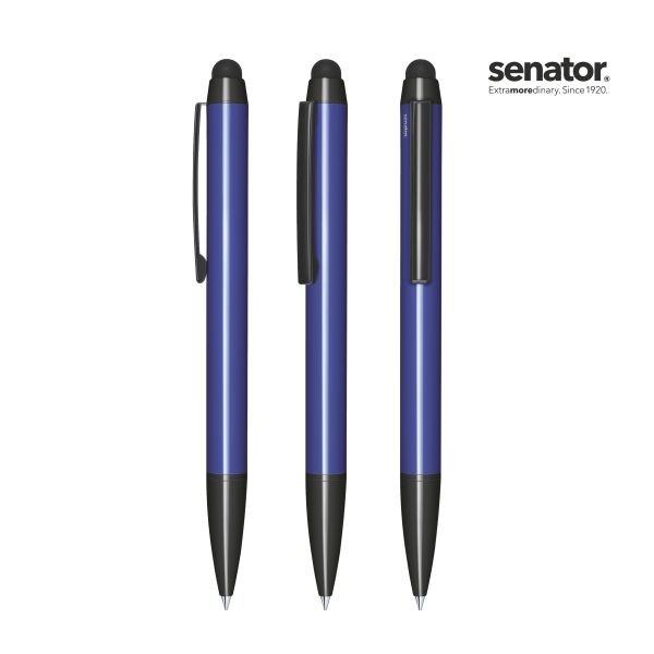 SENATOR Metallkugelschreiber + Stylus ATTRACT STYLUS 3330 Blau