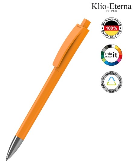 Klio-Eterna Kugelschreiber Qube high gloss Mn 42202 orange