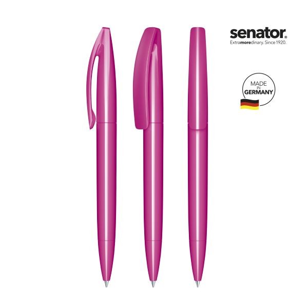 SENATOR Kugelschreiber BRIDGE Polished 3250 Rhodamine Red