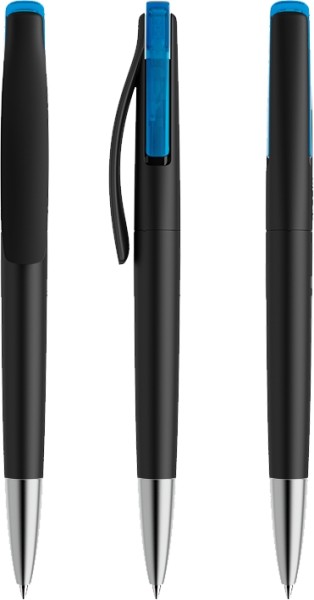 prodir Kugelschreiber DS2 PMS-P Schwarz P58 Cyan Blue 