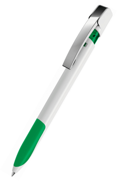 UMA Kugelschreiber SKY grip M 0-0126 Weiß-Dunkelgrün