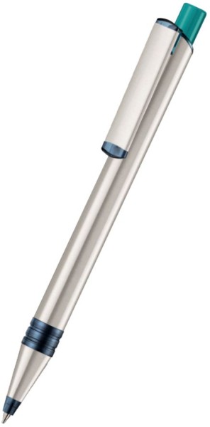 UMA Kugelschreiber RECYCLED PET PEN ALUMA transparent 0-7200 T - petrol