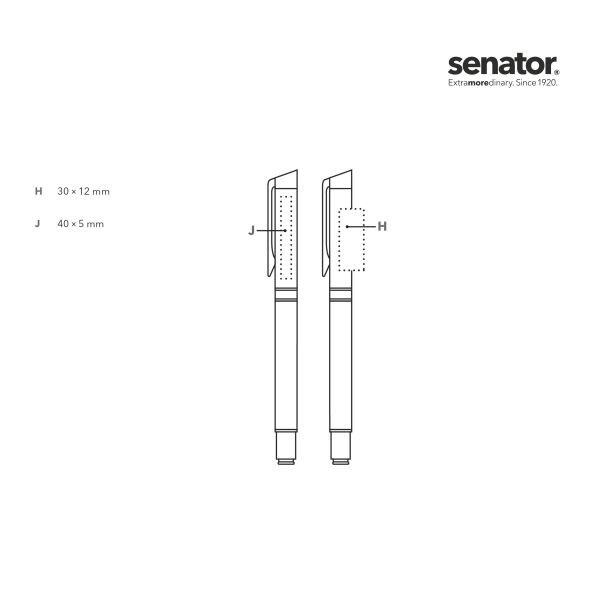 SENATOR Metallfüller CARBON LINE 0076