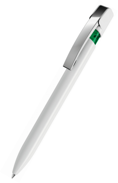 UMA Kugelschreiber SKY 0-0125 M Weiß-Dunkelgrün