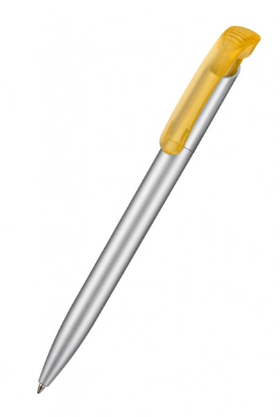 Ritter Pen Kugelschreiber Clear Silver F 32000 Mango-Gelb 3505