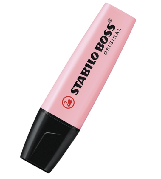 STABILO BOSS ORIGINAL Textmarker Pastel rosa