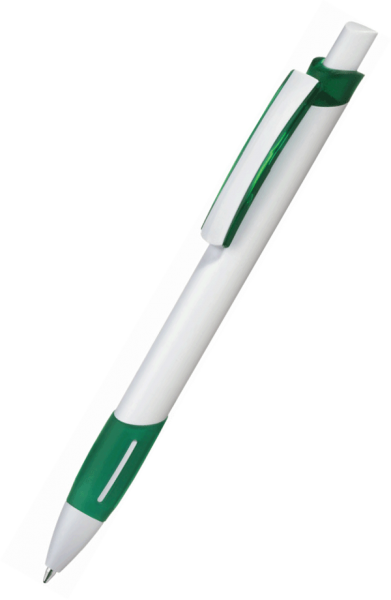 UMA Kugelschreiber STRIPE 0-0039 Weiß Grün