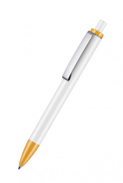 Ritter Pen Kugelschreiber Exos P 07610 Weiß 0101 Apricot 0201