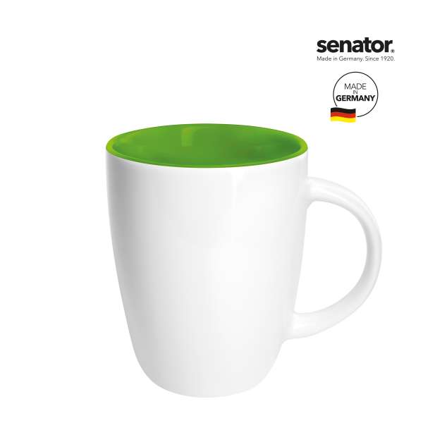 ELITE INSIDE SENATOR Kaffeetasse Grün inkl. 1C-Druck