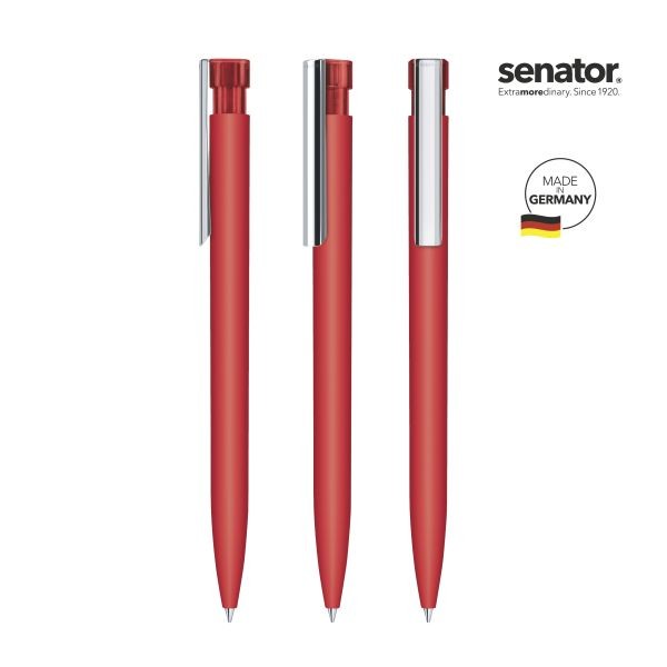 SENATOR Kugelschreiber LIBERTY Softtouch MC 2942 Pantone 186 Rot