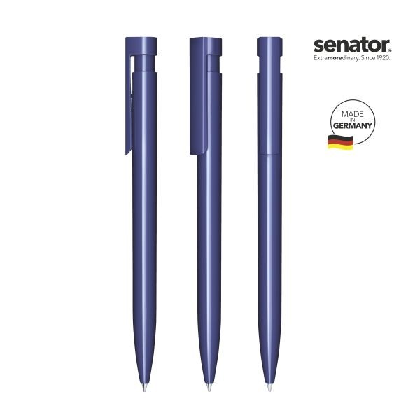 SENATOR Kugelschreiber LIBERTY Polished 2915 Pantone 2757 Blau