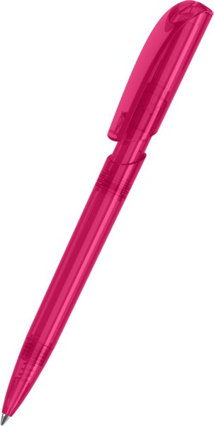 Klio Eterna Kugelschreiber Push transparent 42301 pink TVTR1