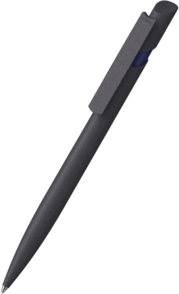 Klio-Eterna Kugelschreiber Cava softgrip 43555 schwarz-dunkelblau ASG-D