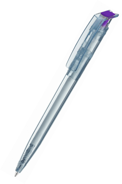UMA Kugelschreiber RECYCLED PET PEN transparent SG 0-2260 Dunkelviolett