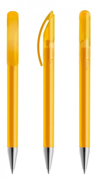 prodir DS3 Kugelschreiber TFS frosted F06 gelb