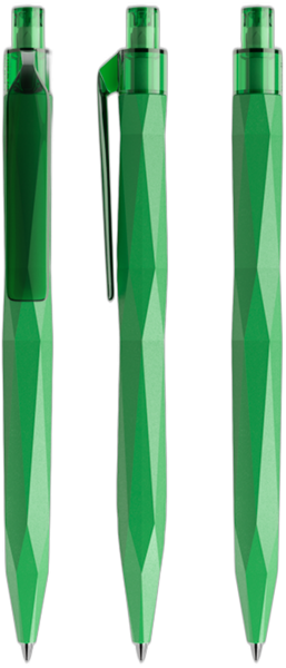prodir Kugelschreiber QS20 Kunststoff-Clip flat PMT matt M67 hellgrün