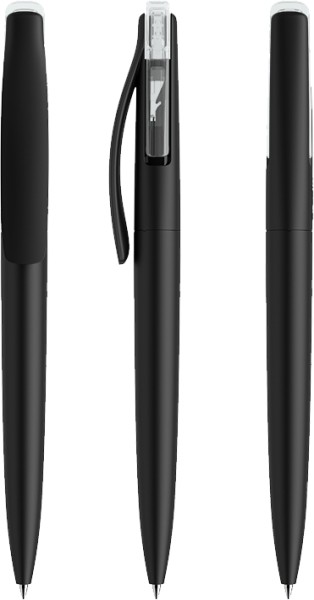 prodir Kugelschreiber DS2 PMM-T Schwarz T01 Transparent