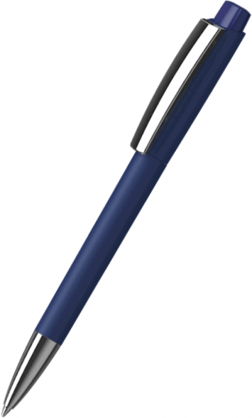 Klio-Eterna Kugelschreiber Zeno softtouch high gloss MMn 41280 dunkelblau DST