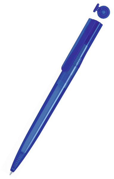 UMA Kugelschreiber RECYCLED PET PEN switch transparent 0-2240 Blau