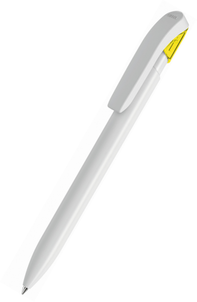 UMA Kugelschreiber SKY 0-0125 Weiß-Gelb