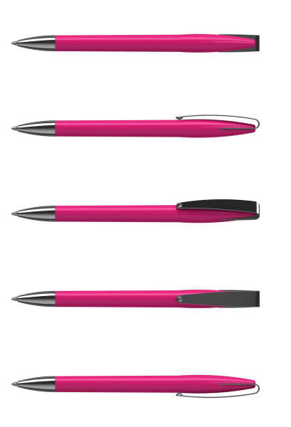 Klio-Eterna Kugelschreiber Cobra high gloss MMn 41034 Magenta TTV