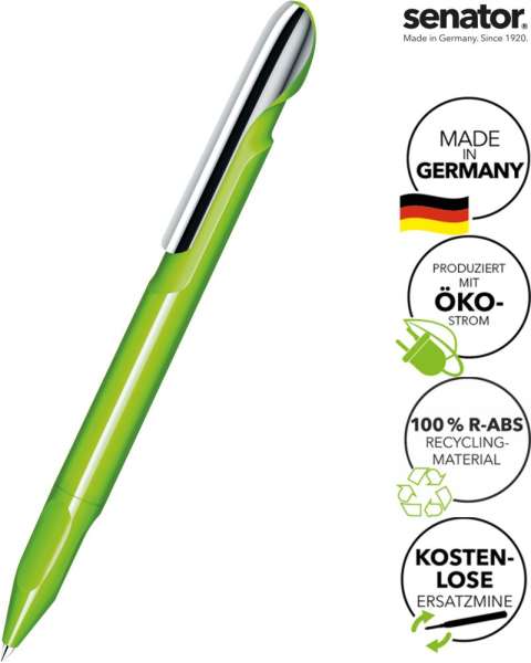 SENATOR Kugelschreiber EVOXX POLISHED RECYCLED MC 3277 - Hellgrün