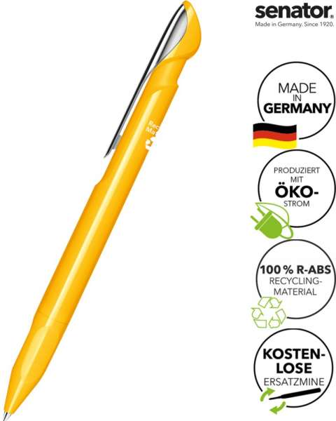 SENATOR Kugelschreiber EVOXX POLISHED RECYCLED MC 3277 - Gelb