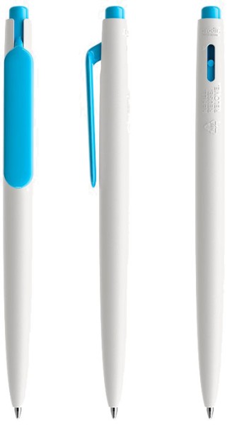 DS11 prodir Kugelschreiber PMP M02 weiß-cyan-blue