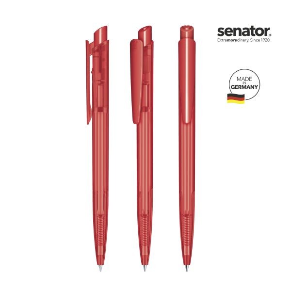 SENATOR Kugelschreiber DART Clear 2602 Pantone 186 Rot