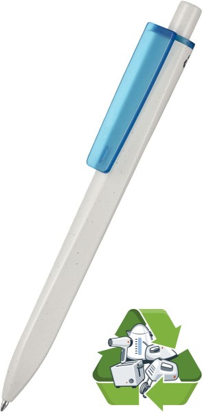 Ritter Pen Kugelschreiber RIDGE RECYCLED 99800 grau-blau transparent