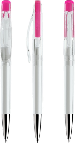 prodir Kugelschreiber DS2 PTC-T Transparent T25 Pink