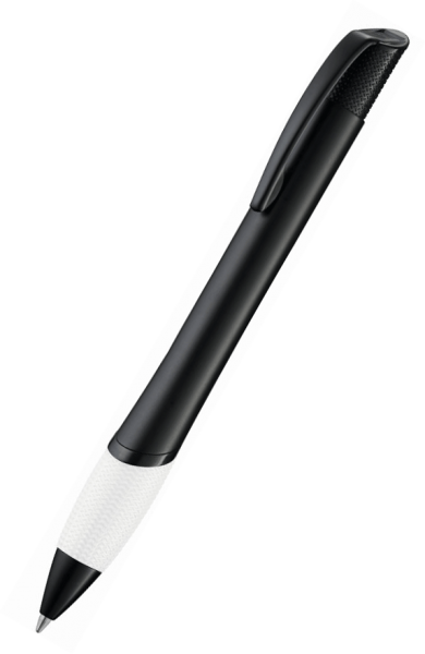 UMA Metall Kugelschreiber OPERA M 0-9900 Schwarz Weiß