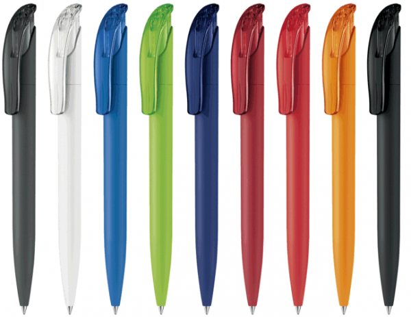 SENATOR Kugelschreiber CHALLENGER Softtouch 2737 Pantone 445 Grau