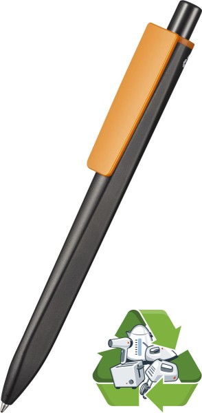 Ritter Pen Kugelschreiber RIDGE RECYCLED 99800 schwarz-orange