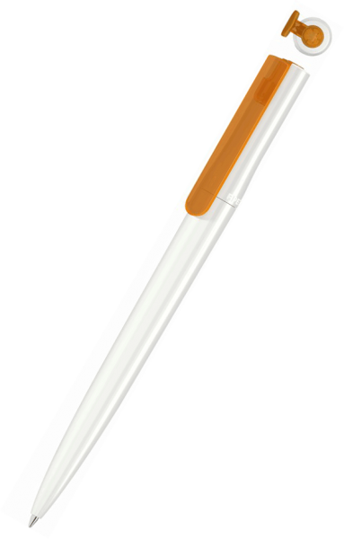 UMA Kugelschreiber RECYCLED PET PEN switch K transparent 0-2240 Orange