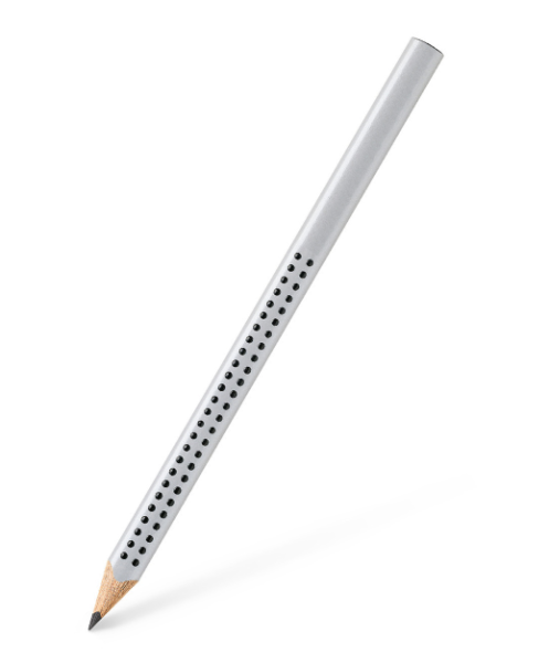 Faber-Castell Jumbo Grip Silber Bleistift 211900