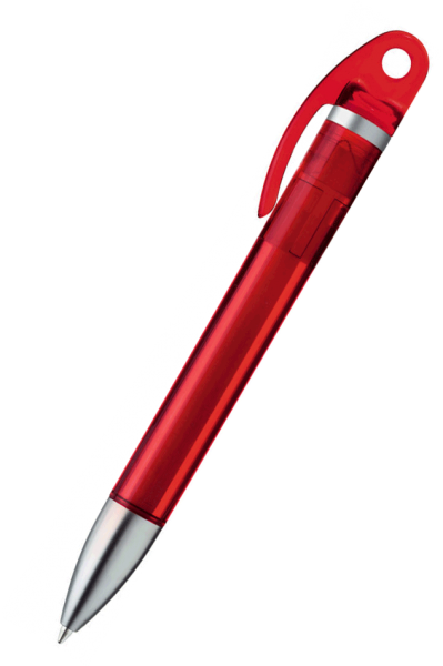 UMA Kugelschreiber DOT transparent 0-0015 Rot