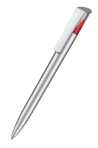 Ritter Pen Kugelschreiber All-Star Silver 50070 Feuer-Rot 3609