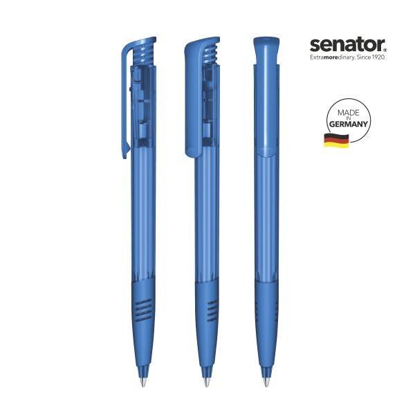 SENATOR Kugelschreiber SUPER HIT Clear SG 2234 Pantone 2935 Blau