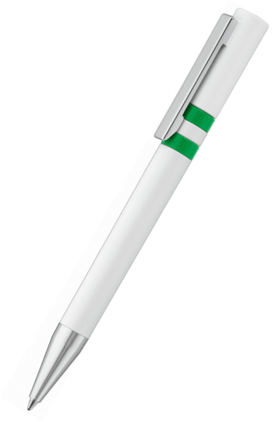 UMA Kugelschreiber RINGO 0-0045 Weiß Mittelgrün