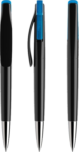 prodir Kugelschreiber DS2 PPC-T Schwarz T53 Azure Blue