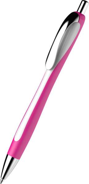 Slider Rave Schneider Kugelschreiber weiß pink