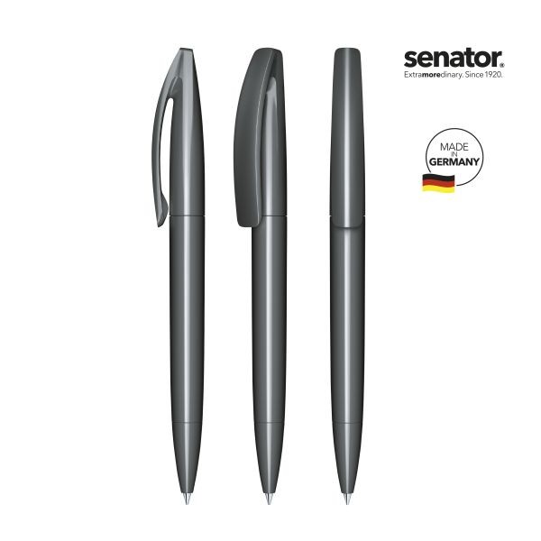 SENATOR Kugelschreiber BRIDGE Polished 3250 Pantone 445 Grau